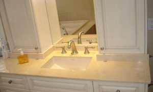 Crema Marfil Marble Vanity Ottawa
